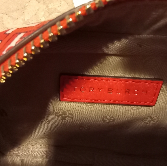 🔥 CLOSING SALE🔥NEW TORI BURCH T ZAG COSMETIC POUCH - Picture 5 of 8